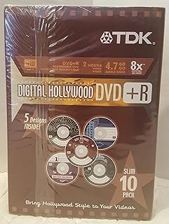 2.4X-8X Write-once DVD+r with Hollywood Movie Theaters Design