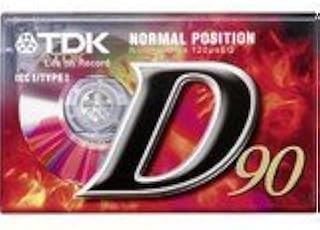 TDK D90 Audio Cassette Tape Type I -Set of 2